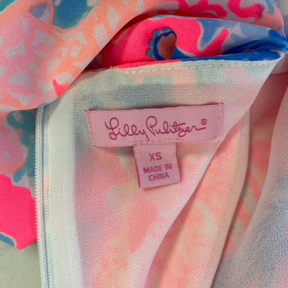 Lilly Pulitzer Lexi Dress in Light Pascha Pink Aquadesiac - Picture 6 of 12